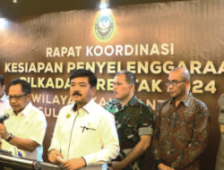 Danlanud Sultan Hasanuddin Hadiri Rakor Kesiapan Penyelenggaraan Pilkada Serentak Tahun 2024