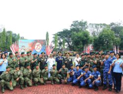 Hadiri HUT Bhayangkara ke-78, Danlanud Sultan Hasanuddin Harap Sinergitas TNI-Polri Selalu Terjaga