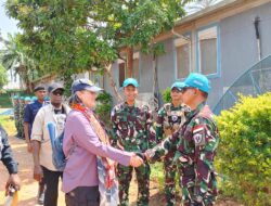 Satgas Indo RDB XXXIX-F Monusco Terima Kunjungan Deputy DSRSG