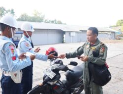 POM Lanud Sultan Hasanuddin Gelar Sweeping Tegakkan Ketertiban Prajurit