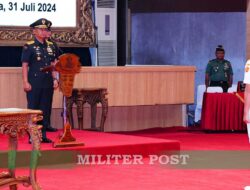 Kasum TNI Pimpin Sertijab Kapuspsi TNI