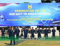 Danlanud Sultan Hasanuddin Hadiri Upacara Peringatan Hari Bakti ke-77 TNI AU di Makopsud II