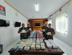 Aksi Cepat TNI Berhasil Gagalkan Penyelundupan 35,9 Kg Sabu dan Ribuan Ekstasi