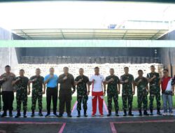 Pererat Sinergitas, Dansatpom Lanud Sam Ratulangi Ikuti Olahraga Menembak Bersama Forkopimda Sulut