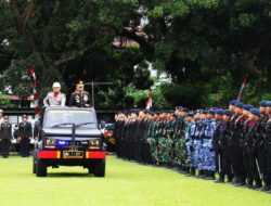 Kadispers Lanud Sam Ratulangi Hadiri Upacara Peringatan Hari Bhayangkara ke-78