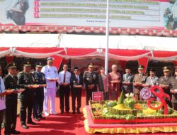 Danlanud EL Tari Hadiri Upacara HUT Bhayangkara ke-78