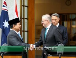 Menhan Prabowo Temui Perdana Menteri dan Menhan Australia di Canberra