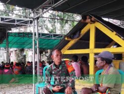 Babinsa Koramil Kuala Kencana Melayat Warga yang Meninggal Dunia Sebagai Bentuk Turut Berbela Sungkawa