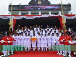 Komandan Kodim 1710/Mimika Laksanakan Upacara Peringatan HUT ke-79 Republik Indonesia