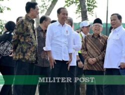 Panglima TNI Dampingi Presiden RI Tinjau Embung MBH dan Sumbu Kebangsaan di IKN