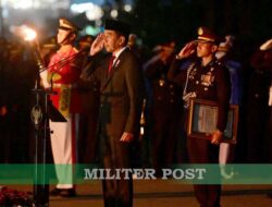 Panglima TNI Dampingi Presiden RI pada Apel Kehormatan dan Renungan Suci di Taman Kusuma Bangsa IKN