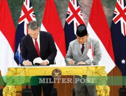 Menhan Prabowo Tanda Tangani Perjanjian Kerja Sama Pertahanan RI-Australia di Akmil Magelang