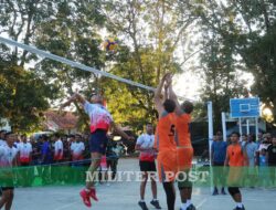 Sambut HUT ke-79 RI, Lanud El Tari Gelar Pertandingan Bola Voli