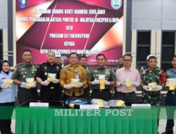 Pangdam XII/Tanjungpura Serahkan Barang Bukti Narkoba 10,5 Kg be BNNP Kalbar