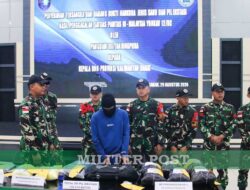 Pangdam XII/Tanjungpura Serahkan Tersangka dan Barang Bukti Narkoba ke BNN Provinsi Kalimantan Barat