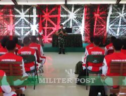 Motivasi Serta Tingkatkan Semangat Berlatih, Dandim 1710/Mimika Beri Pengarahan kepada Anggota Paskibraka Kabupaten Mimika