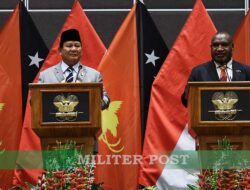 Menhan Prabowo Berkunjung ke Papua Nugini, Temui PM James Marape