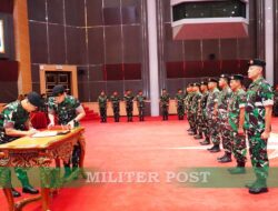 Kasum TNI Pimpin Sertijab Kapuspen TNI, Kapusjarah TNI, Kapusinfolahta TNI dan Kapus RB TNI
