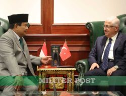 Menhan Prabowo Terima Kunjungan Menhan Turki, Tekankan Transfer Pengetahuan