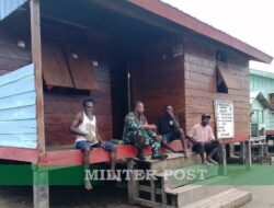 Perkokoh Kemanunggalan, Babinsa Koramil Kokonao Anjangsana ke Rumah Warga