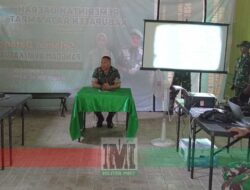 Letkol Czi Tri Wibowo Angga Astono Berikan Arahan Untuk Satgas TMMD Ke-122 Kodim 1805