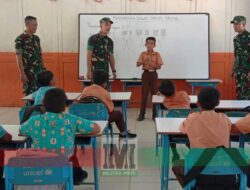Menarik! Satuan Jajaran Korem 012 Perkenalkan Matematika Dasar Metode Gasing pada Siswa SD