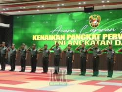 Pangdam Jaya Hadir Dalam Laporan Korps Kenaikan Pangkat Pati TNI AD