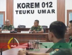 Kepala Keuangan Kodam Iskandar Muda ke Korem 012