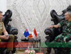 Kasum TNI Sambut Kedatangan Brigjen Matt Campbell