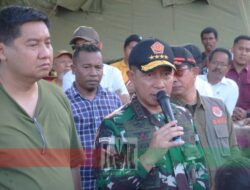 Panglima TNI ke NTT, Tinjau Lokasi Terdampak Erupsi Gunung Lewotobi Laki-Laki
