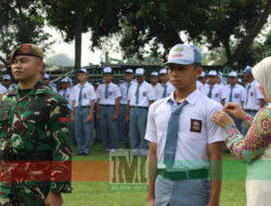 Siswa Siswi SMA Kartika X-1 Tahun 2024 Laksanakan LDKS di Resimen Arhanud 1/Falatehan