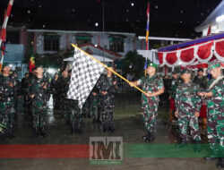 Dandim Tigaraksa Irup Upacara Serah Terima Pleton Beranting Yudha Wastu Pramuka Jaya