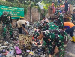 Peringati Hari Juang TNI AD, Koramil Sepatan Karya Bakti