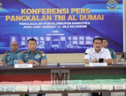TNI AL Gagalkan Penyelundupan Hampir 50Kg Sabu di Perairan Dumai