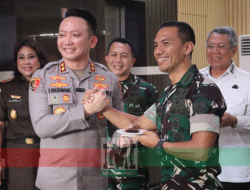 Danyonif 203/Arya Kamuning sempat berikan kejutan pada HUT Bhayangkara 79