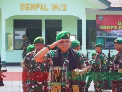 Isak Tangis Prajurit TNI Lepas Mutasi Letkol Cpl Aswad Kennedy dari Jabatan Kadenpal IM/2-Mbo ke Kabengrah Paldam Kodam IM