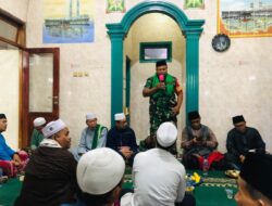 Tingkatkan Ukhuwah Islamiyah, Babinsa Koramil 05/Bantargebang Bersama Warga Cikiwul Laksanakan Subuh Keliling Penuh Keberkahan