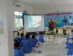 Satgas TMMD ke-126 dan Polrestro Bekasi Gelar Penyuluhan Kenakalan Remaja di Pesantren Nurul Amin