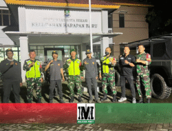Danramil Teluk Pucung Tekankan Faktor Keamanan saat Patroli Malam dan Monitoring Siskamling