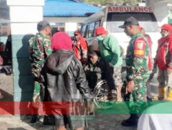 KKB Bakar Honai di Puncak Jaya, TNI Lakukan Evakuasi dan Pelayanan Kesehatan Warga
