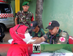 Peduli Kesehatan Masyarakat , TNI Gelar Bakti Kesehatan Gratis di CFD Kota Bekasi