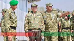 Wapang TNI dan Menhan Pastikan Kesiapan Prajurit, Tinjau Marshalling Area Yonif TP 937/Satria Kalijaga