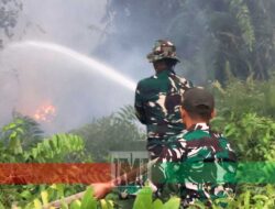 Satgas Irigasi Lanud Sjamsudin Noor Terus Perkuat Upaya Padamkan Karhutla Kalsel