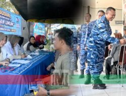 Hari Bakti ke-79 TNI AU, Lanud Sjamsudin Noor Adakan Layanan Kesehatan Gratis dan Bazar UMKM Murah