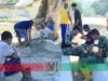 Hangatnya Kebersamaan TNI Makan bersama Warga di Wasile Tengah